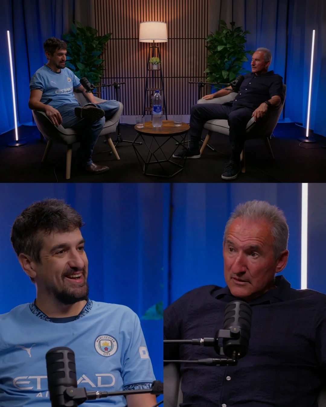 Podcast grabado para Manchester City con Txiki Begiristain en GrosMedia